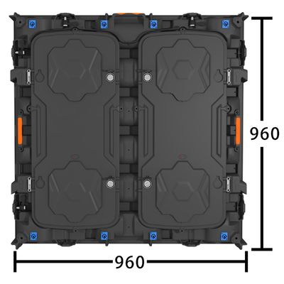 Benutzerdefiniertes P4-LED-Panel 960*960 1920hz Aluminiumschrank Digitales LED-Bildschirm