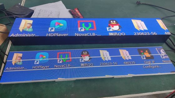300*60mm P1.25 LED-Legendeckbildschirm COB GOB Aluminium dünnes WLAN-LED-Bildschirm