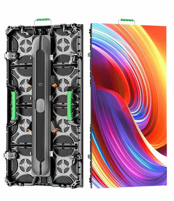 P3.91 Außen 500*1000 LED-Bildschirm Kurve Verknüpfung Kurve Sperre Magnetische Front Wartung 3840Hz 220v 110v