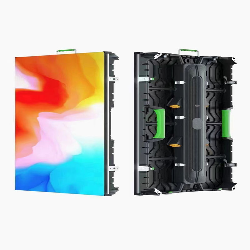 LED-Vermietung Bildschirm 3840hz Dia-Guss Aluminium P2.976 500*500 Innenbereich 90 Grad